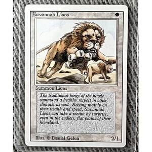Savannah Lions – 1994 Revised Edition – Magic: The Gathering